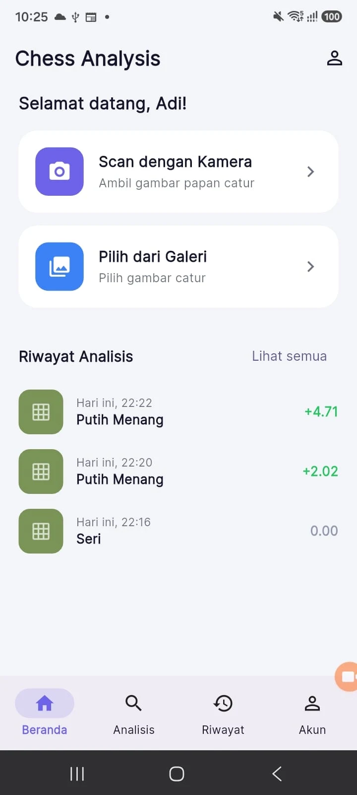 Tangkapan layar Chess Analysis 1